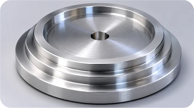 CNC milling — precision turned disc part