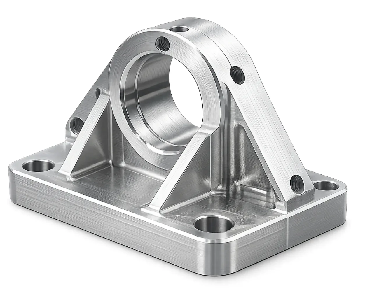 CNC machined bracket for production