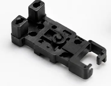 Micro molded black mounting clip